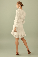 Load image into Gallery viewer, C/MEO COLLECTIVE V領蕾絲綁結上衣