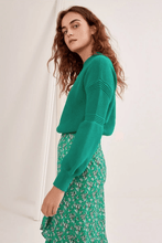 Load image into Gallery viewer, 圓領針織燈籠袖上衣 兩色