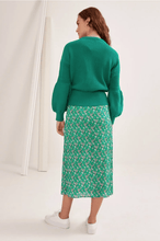 Load image into Gallery viewer, 圓領針織燈籠袖上衣 兩色