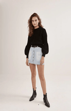 Load image into Gallery viewer, 圓領針織燈籠袖上衣 兩色