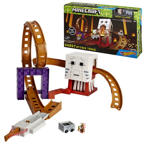 Minecraft Hot Wheels Ghast Attack Track Playset – Itsgookit
