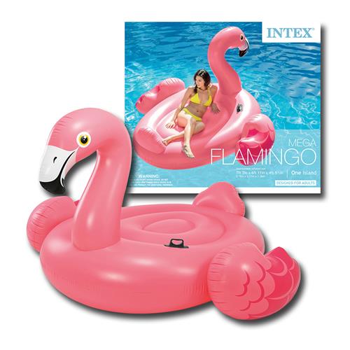 Intex Mega Flamingo Island Pool Floater 86 x 83 x 53 inches